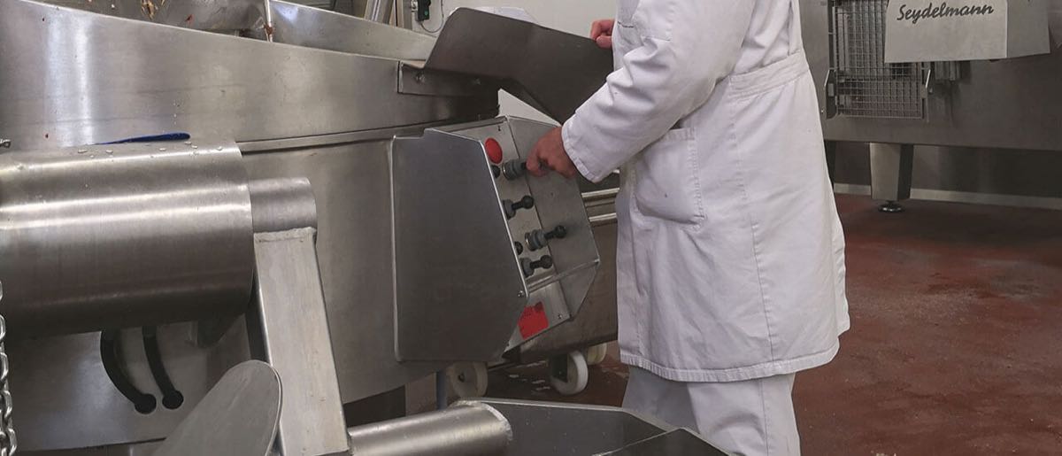 Produktionsanlage in der Lebensmittelherstellung